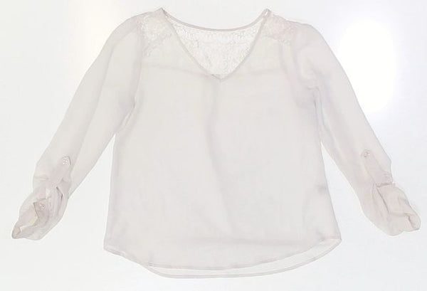 Women M Long Sleeve Blouse Tops