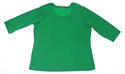 Women 1X Green Blouse