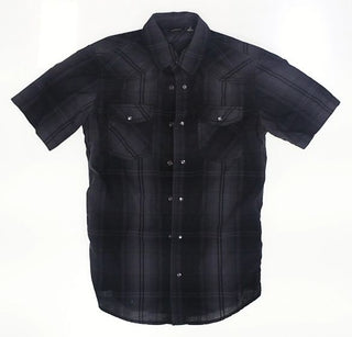 Burnside Men's Plaid Casual Button Down Shirt S