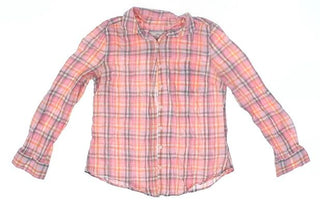 Girl's Button-Down Shirt L