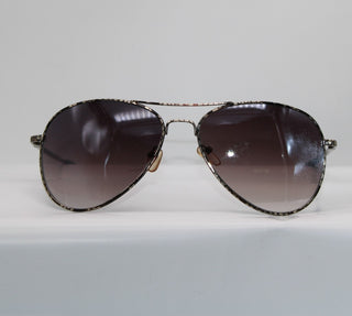 Women's Black Aviator Sunglasses