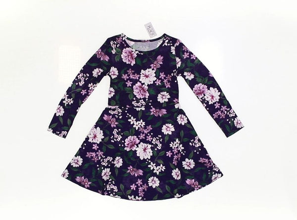 The Children's Place Girl's Long Sleeve Dress 7/8 New With Tag