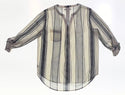 Women M Striped Blouse