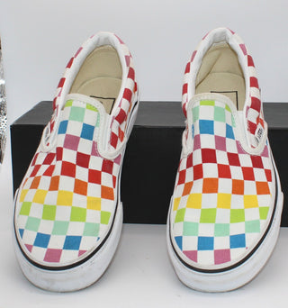 VANS Girl's Slip-On Shoes 5.5