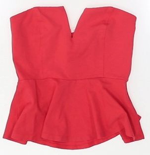 Women L Strapless Top