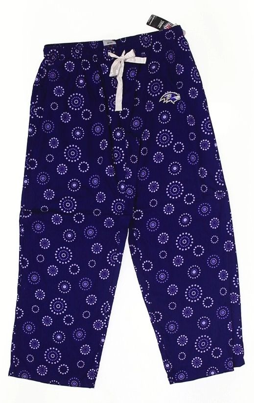 NFL Women's Baltimore Ravens Pajama Pants XL NWT