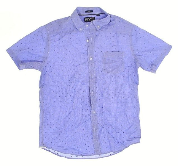 Rye Men's Casual Button-Down Shirt L