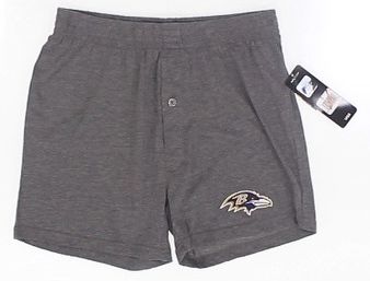 NFL Men's Baltimore Ravens Boxer Shorts S NWT