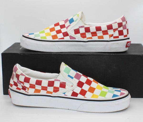 VANS Girl's Slip-On Shoes 5.5