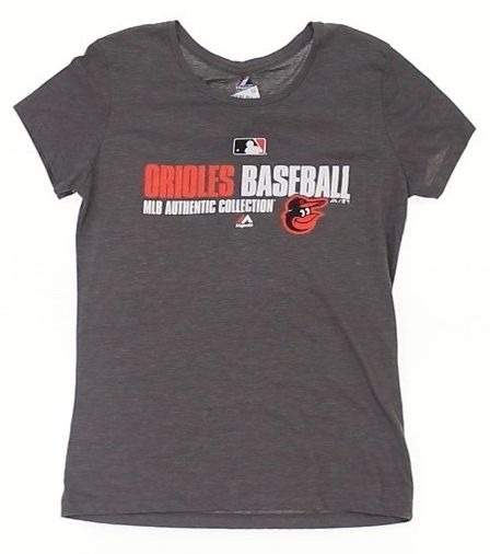 Majestic Women's MLB Baltimore Orioles Top L NWT