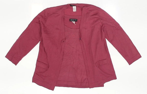 Jones New York Women's Shirt And Cardigan Set XL