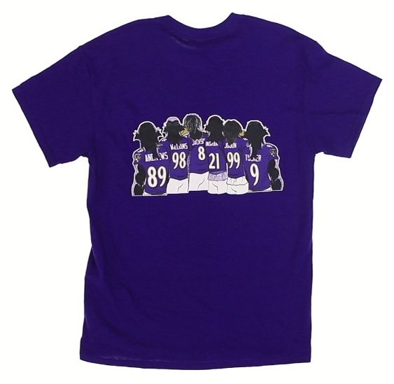 Gildan Men's NFL Ravens T-Shirt L