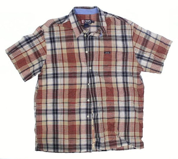 Chaps Men's Casual Button-Down Shirt L