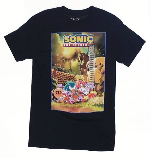 Sonic The Hedgehog Men's T-Shirt S NWT