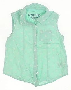 Genuine Baby by OshKosh Girls Button-Up 5T